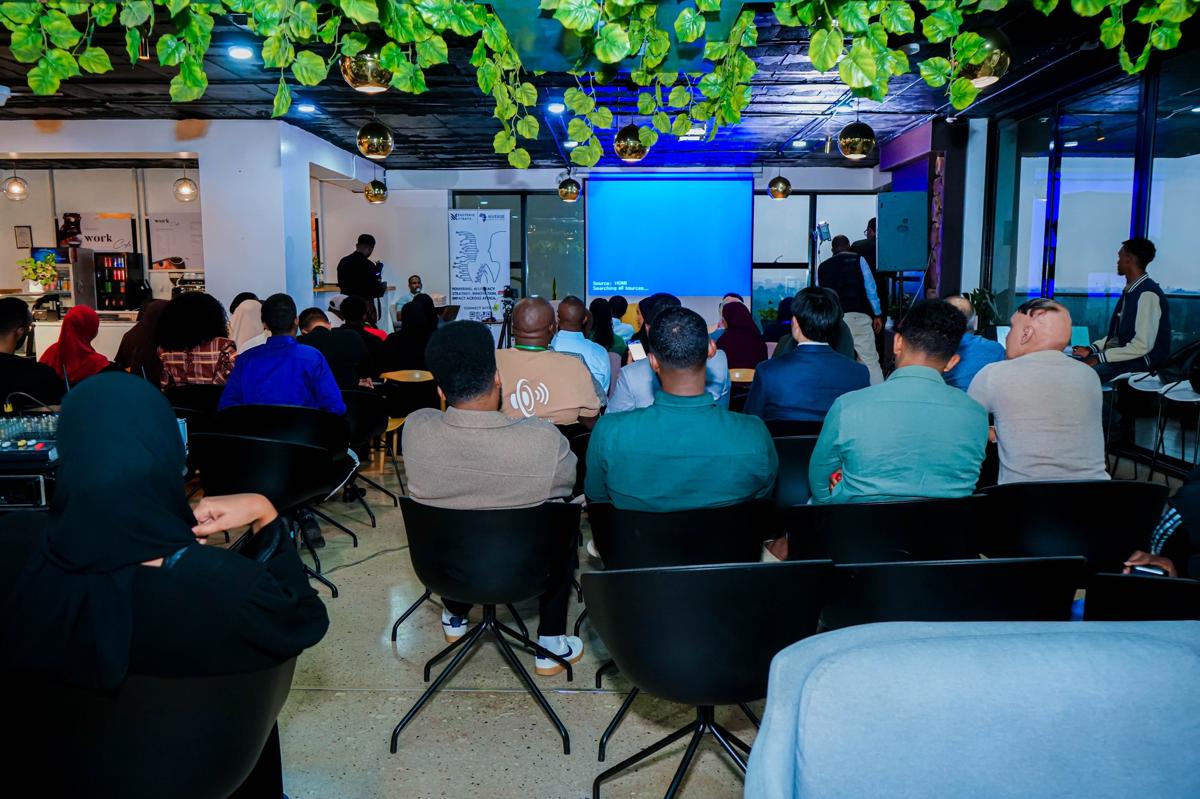 Tech & AI Meetup Nairobi 2025 — attendees networking